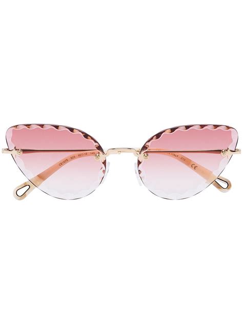 chloe rosie sunglasses cat eye|Women's Chloé Cat.